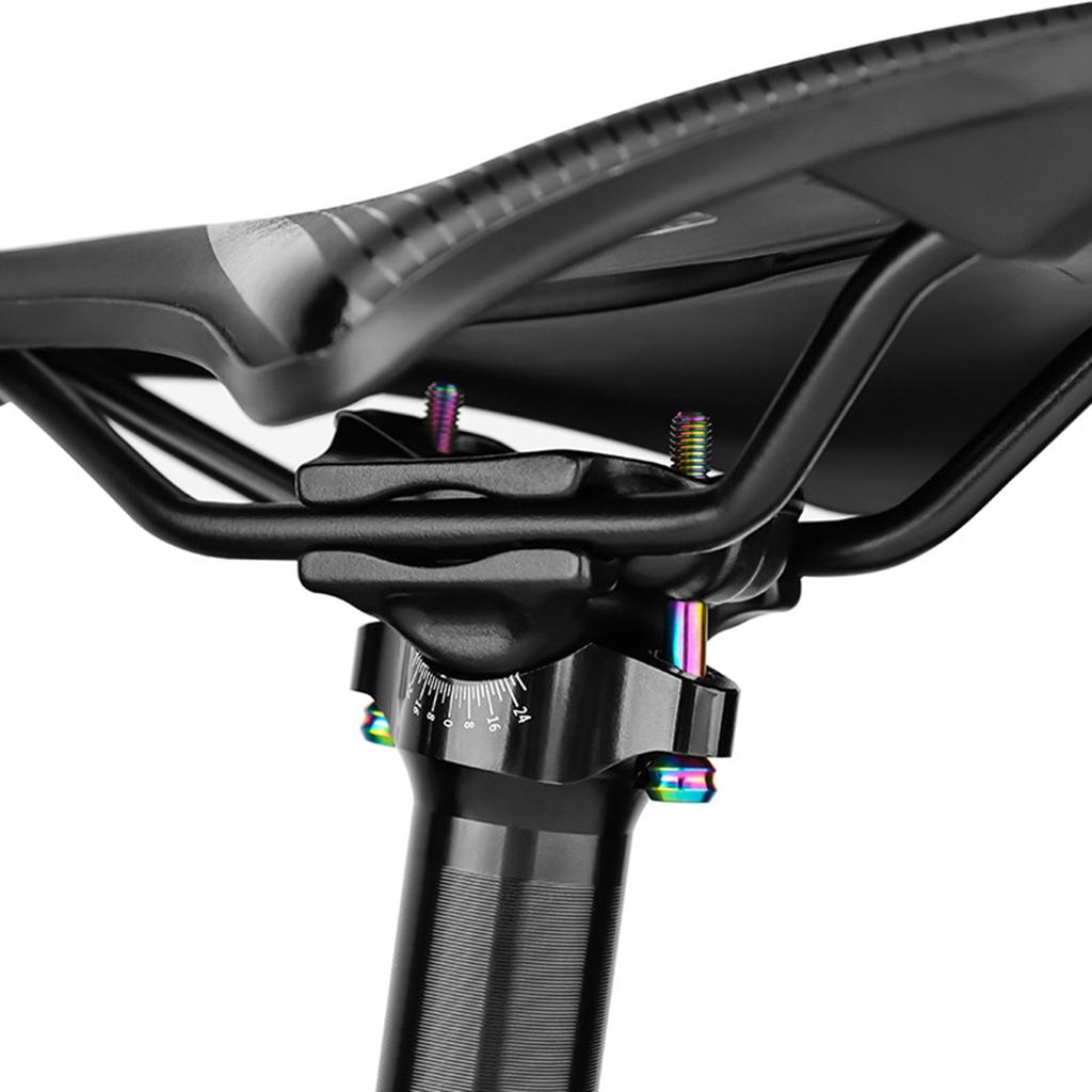 Šroub sedlovky z titanové slitiny 5x30/40mm Univerzální šrouby sedlovky Cyklistické šrouby Objímka sedlovky jízdního kola Trubkový šroub Matice Podložka