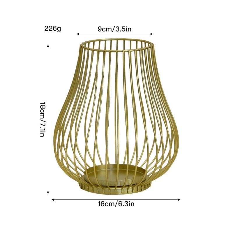 Iron Candlestick Ornaments, Romantic Decorations for Living Room Dining Tables, and Home Romantic Display Arrangements