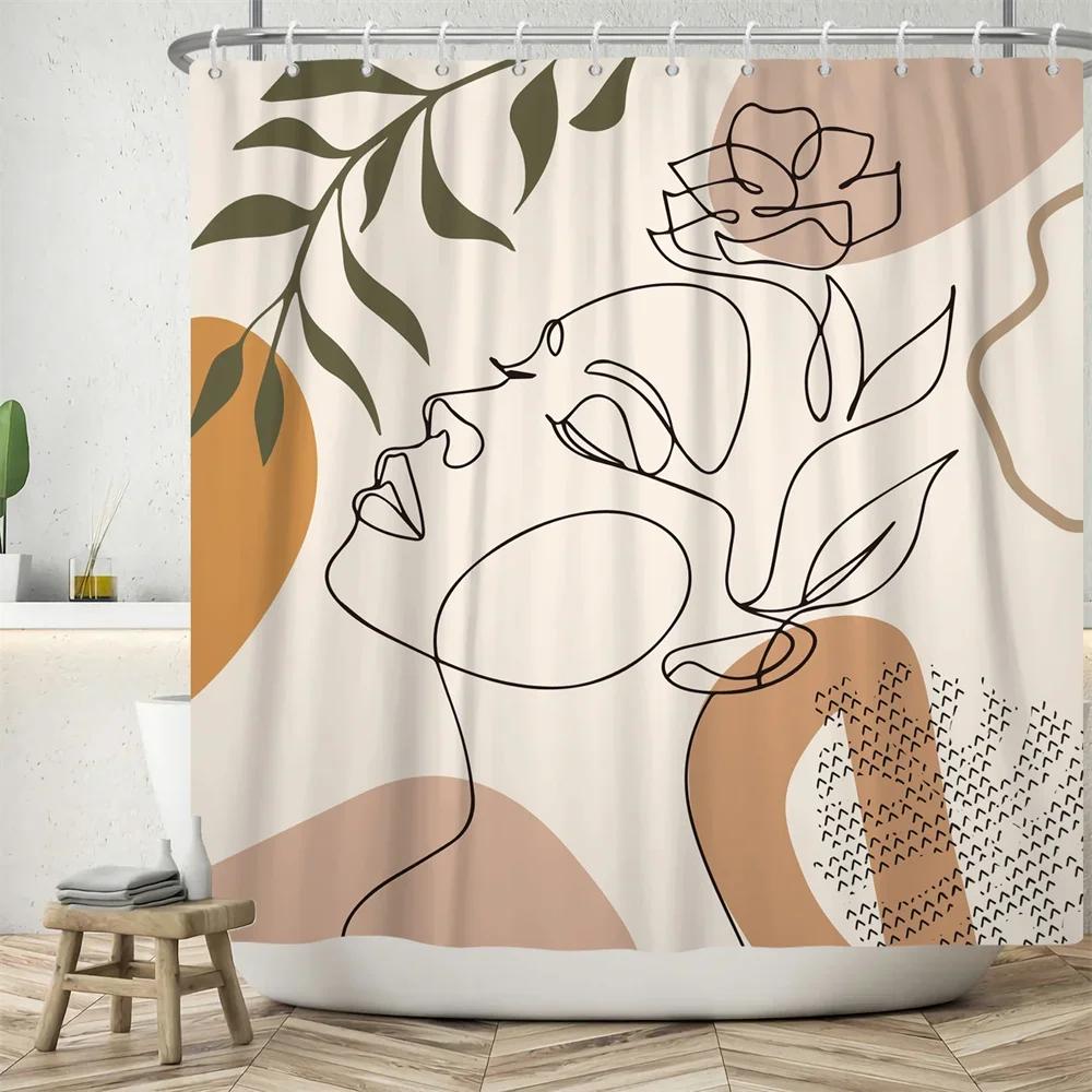 Vibrant Sunburst Print Water-resistant Shower Curtain with Bold Colors and Dynamic Design for Energetic Bathroom Decor