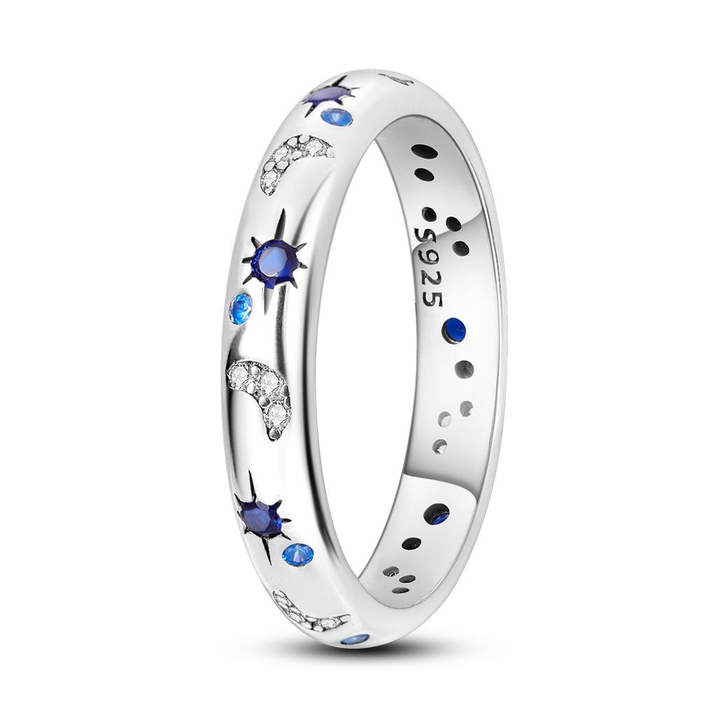 Orstarry S925 Silber Lila Schwertlilie Geschlossener Ring Für Frauen Original Fingerring Schmuck Party Feine Trendige Geschenke
