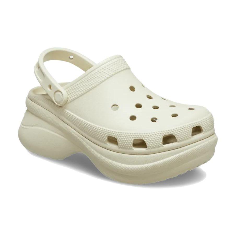 Crocs Women's Classic Bae Clog Bone Lightweight Comfort Slip On 206302-2Y2