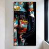 Graffiti Cool Girl Wall Art Poster Sexy Woman Abstract Trendy Mural Modern Home Decor Canvas Painting Pictures Print Decorations