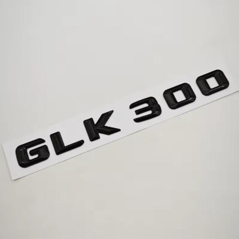 3D ABS Letters Logo GLK220 GLK300 GLK350 Badge Rear Trunk Sticker For Mercedes Benz GLK220 GLK300 GLK350 X204 Accessories