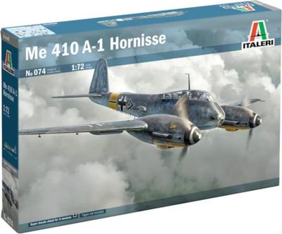 Italeri Airplane Series 074 Me410 Hornisse Plastic Model 37196 1/72 No. A-1 (Airplane)