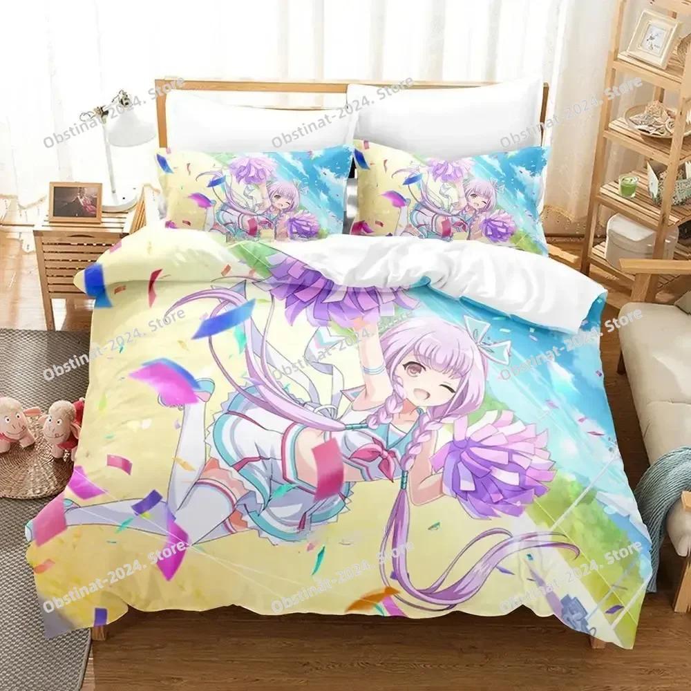 Assault Lily Bouquet Bedding Set Single Twin Printed Bed Set With Pillowcase Bed Duvet Cover Single Double Queen Super King Size