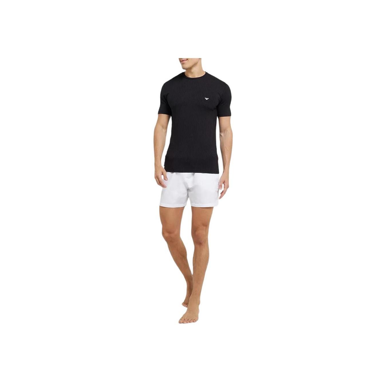 

Emporio Armani Solid Color Cotton Crew Neck Short Sleeve T-Shirt Men tops EM000379-AF12034-UC001 XL