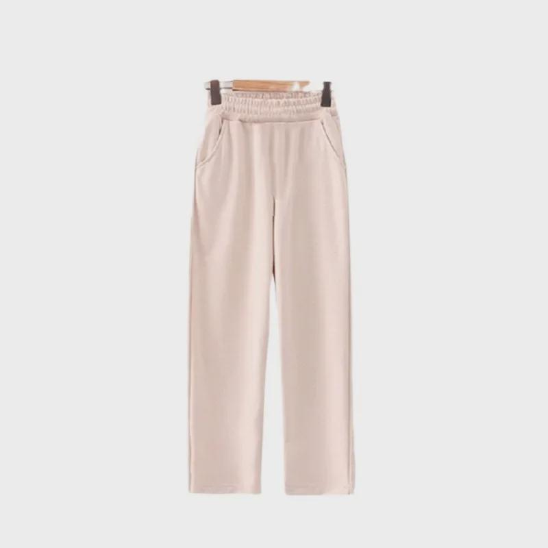 Thick Plush College Style Hoodie & Sweatpants Set for Teens - Winter Warm Casual Wear