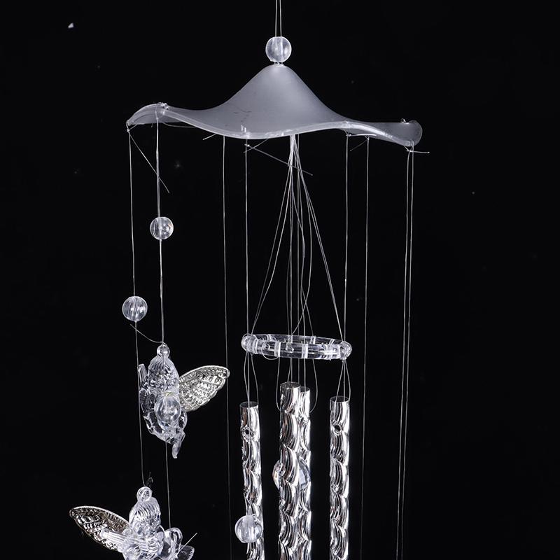 Wind Chimes Yard Gift Good Luck Guardian Angel Metal Bell Hanging Nice Sound