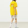 Vans T Shirts Women's Yellow Crew Neck Moderate Mock Two Piece VN0A5F3X85W