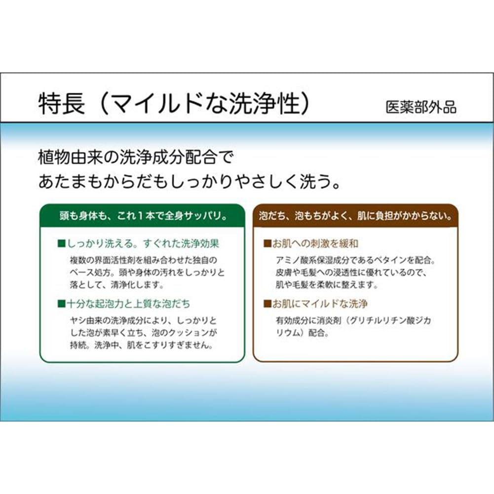 Whole Body Cleanser Medicated Nourishing Mild EX for Skin Body Sweat Odor and Acne 1000ml of [Quasi-drug] Ara! Cleansing, Sterilization, Disinfection,