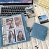 Korean Minimalist Denim Heart Photo Album A5 3-Hole Notebook Binder