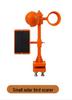 Solar-Powered Bird Repellent: Reflective Pinwheel with Smart Voice and Anti-Bird Spikes for Outdoor Use