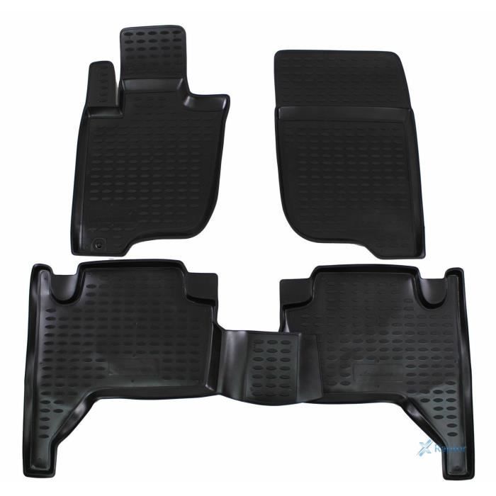 J&amp;J AUTOMOTIVE | Tapis De Sol En Caoutchouc 3D Exclusive Pour Mitsubishi L-200 4-Porte 2006-2015