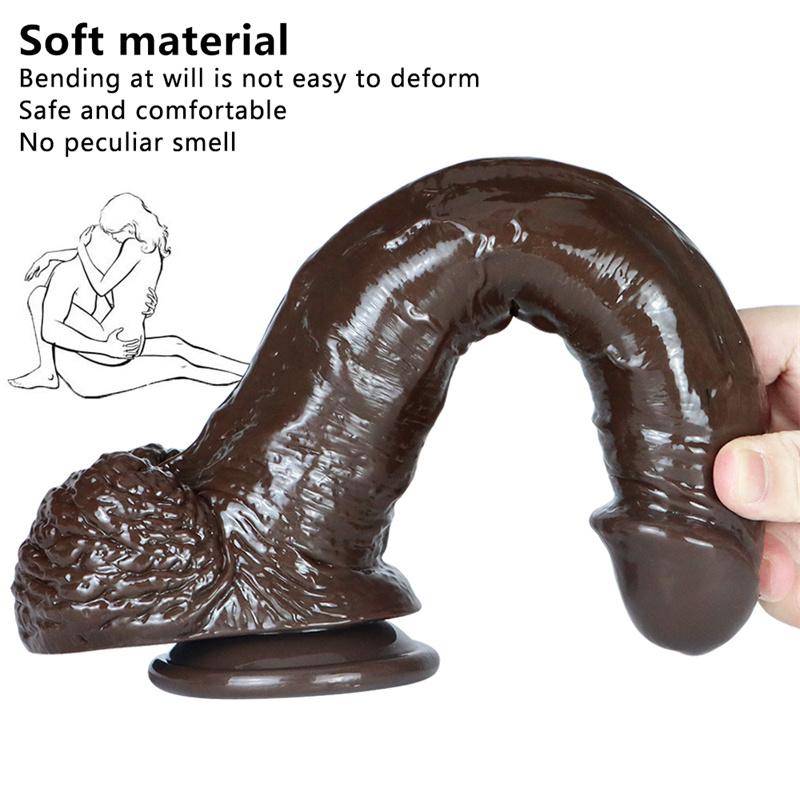 Multi-color Transparent Simulation Dildo Dildo Female Masturbation Device Anal Anal Plug Expansion Anal Big Penis