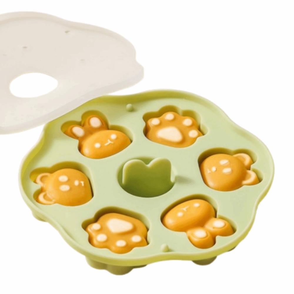 DIY Baby Food Steamed Cake Mold Creative Cartoon Baking Mold Silicone Cake Mold  Baking Tool