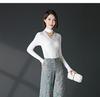 2025 Frühjahr/Herbst High-Waist Bedruckte Weitbeinige Jeans für Damen: Schlankmachende, locker sitzende, lange Hosen