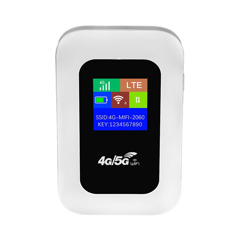 4G/5G LTE Portable MiFi Router with Color Screen & SIM Card Slot