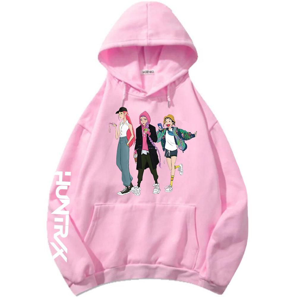 Saja Boys Glow in The Dark Adult Hoodie KPop Demon Hunters Graphic Printing Sweatshirts Long Sleeve Hooded Pullovers Men