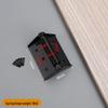 Automatic Closing Spring Hinge for Cabinet Doors – Heavy-Duty Load-Bearing Rebound Hinge