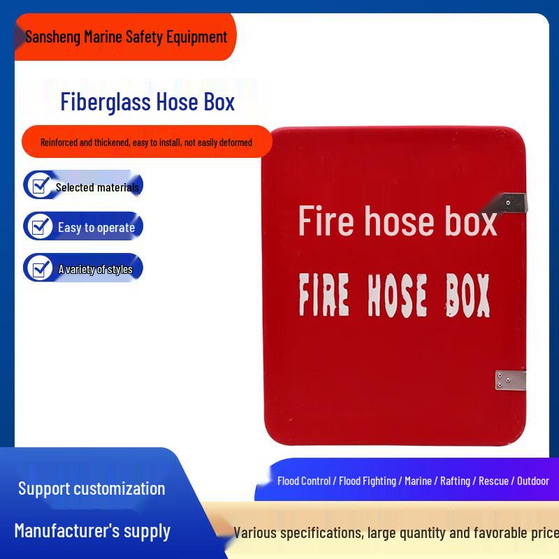 SANSHENG Marine Fiberglass Fire Hose Cabinet
