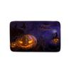 Halloween Shower Curtain Floor Mat Combination Four-Piece Set Bathroom Toilet Carpet Door Mat