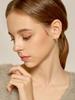 Geigerjewelry Moire One-Touch Earrings Gisvee108 (Silver 925 Pin)