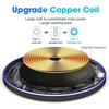 Wireless Charger Pad Stand Desktop Ultra-thin Mobile Phone Fast Charging Dock Station For iPhone 15 14 13 12 Samsung Note Xiaomi
