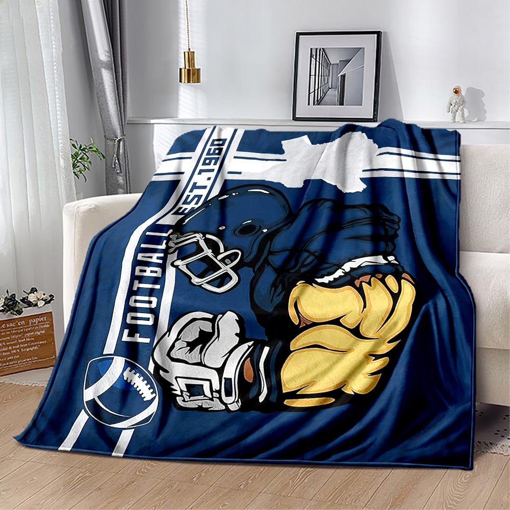 Football Fanatic Quilt Blankets are suitable for living rooms, bedrooms, camping, and other places, making them an ideal choice for gifts.