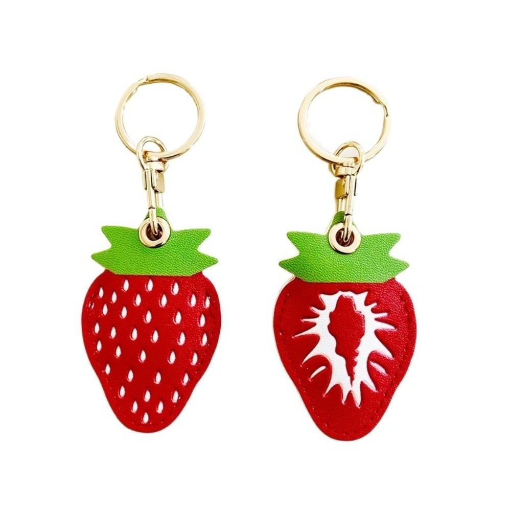 Anti-lost Access Control Card Case Avocado Bag Pendant Fruit Key Chain  Bag Charm