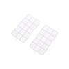 Multiple Grid Boxes Square Transparent Plastic Storage Box   Home Storage Products