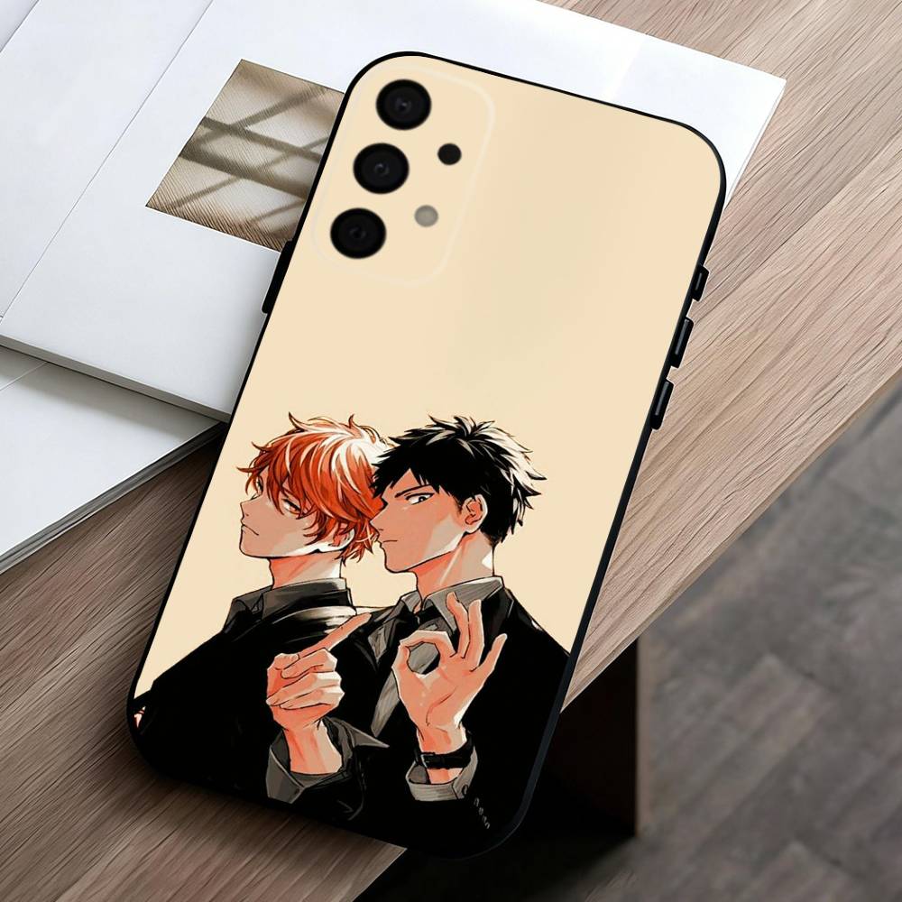 

G-Given BL Anime Ritsuka M-Mafuyu Sato phone Case For Samsung Galaxy A73,A72,A71,A70,A53,A52,A51,Others Soft Black Shell Samsung a32 5g