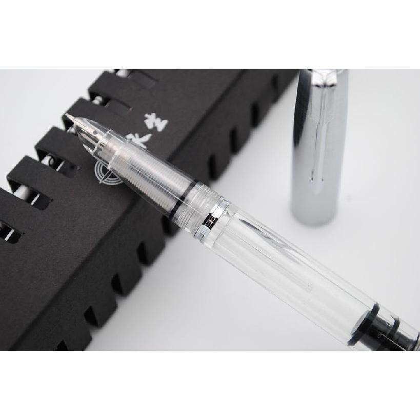 czxwyst 601 Steel Cap Vacumatic Fountain Pen (transparent-2)