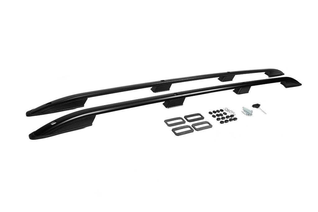 Skyport BLACK Maxi Base Roof Rails for Volkswagen Caddy 2020-