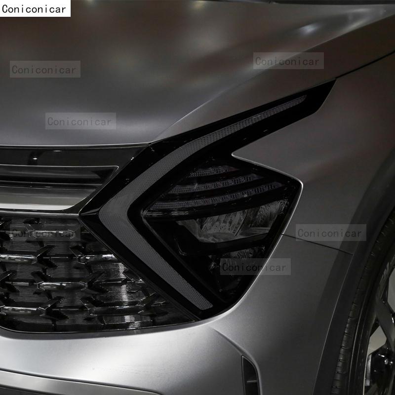 For KIA SPORTAGE 5 NQ5   Car Headlight Protective Cover Film Front Light TPU Anti-scratch Headlamp Tint Accessories
