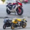 1/12 Scale Yamaha YZF R1 Metal Diecast Motorcycle Toy Car Model Rubber Tires Wheel Steering Toys Motorcycles Kids Children's Day Gifts