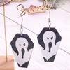 1 Pair UFO Halloween Earrings Acrylic Pumpkin Dangle Earrings Aesthetic Cute Ghost Ear Studs  Unisex