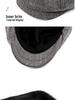 Men's & Women's Retro Plaid Octagonal Cap - British Style Duckbill Beret for Spring & Autumn