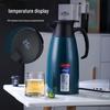 Willkommen Edelstahl Isolierflasche: Vakuum-Thermoskanne mit großem Fassungsvermögen für heißes Wasser.