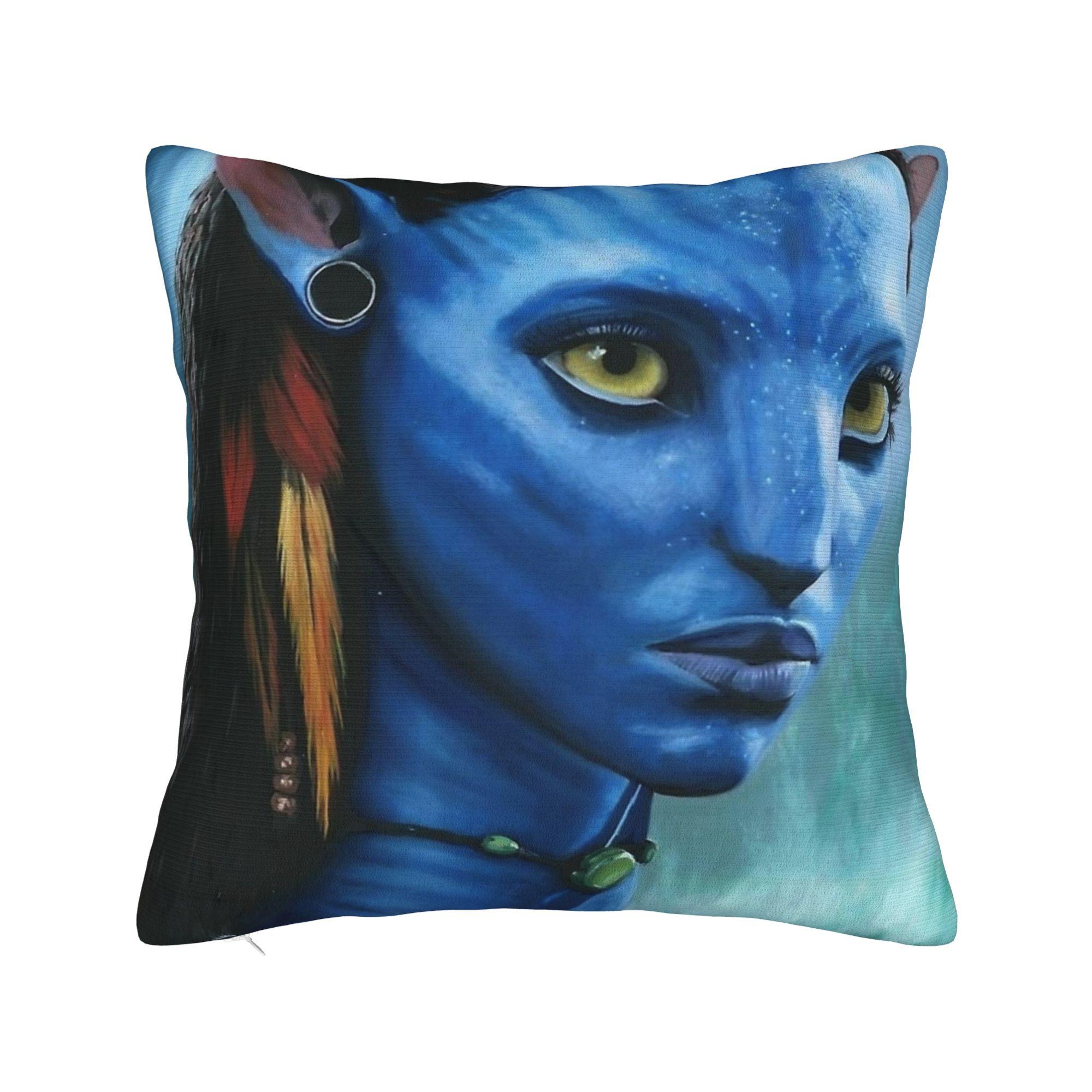 Pandara Jewelry Unisex Pillow Case Avatars Movie Neytiri Custom Pillow Cover For Sofa Car Home Decor Morden Pillowcases