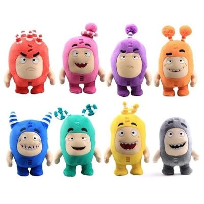 8 τεμ./Παρτίδα Oddbods Κινούμενα Σχέδια 18CM Fuse Jeff Newt Odd ZEE Bods Γεμιστό Βελούδινο Παιχνίδι Κούκλα για Παιδιά Δώρα PP Βαμβάκι Διακόσμηση Σπιτιού
