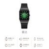 RADO radar automatic mechanical movement stick hour markers luminous unisex Swiss watch 32.5mm green dial ceramic case rubber strap R10202319