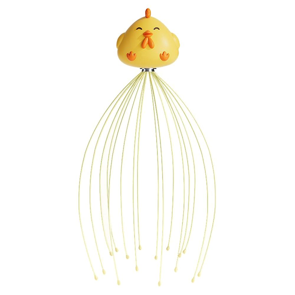 Head Massager Octopus Scalp Non Soul Extractor Divine Tool Hair G Cartoon Santa Claus Rooster Mass