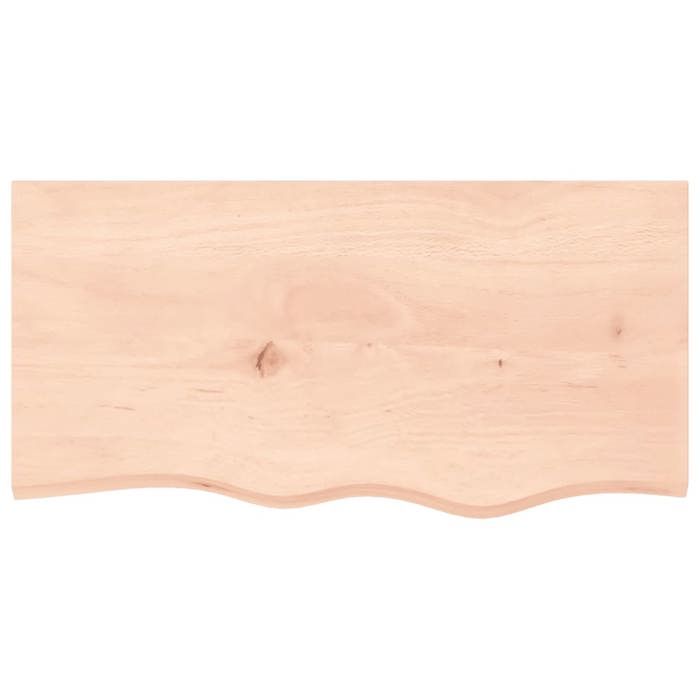 VidaXL Table Top 80x40x4 Cm Solid Untreated Oak Wood 3156291