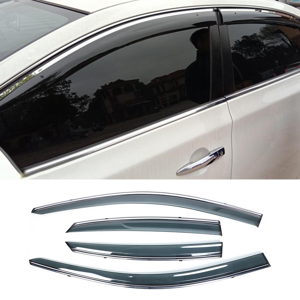 4Pcs Set Window Shield Rain Sun Visor Guard Modification Fit for Toyota Avalon 2019 up