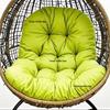 Cojín grueso impermeable para asiento y respaldo de cesta colgante de exterior para columpio, cuna, reclinable