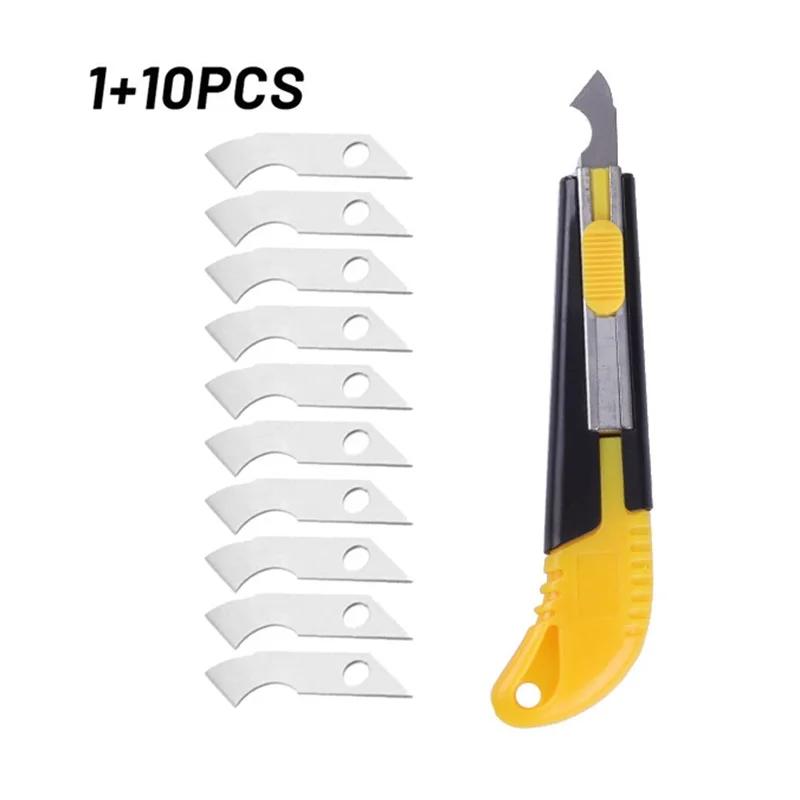 Professionell Hobbykniv Precision Skärverktyg 1 kniv Med 10 Blad För Akryl Plastskiva, Kartong Och Plexiglas