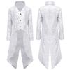 Chlapecký steampunkový frak gotický viktoriánský dlouhý kabát flitry bunda středověký halloweenský kostým frock coat outfit