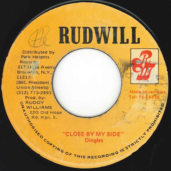 

7inch Record DINGLES Close By My Side NONE Rudwill Jamaica Reggae Ska Dub Used