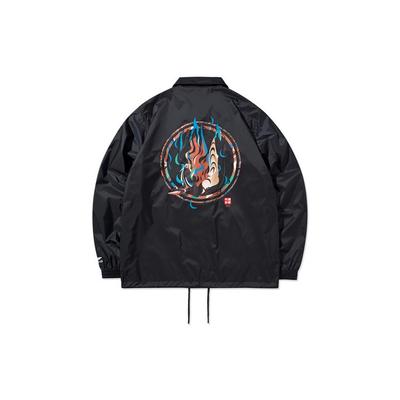 Paris Fashion Week Mens Sport Windbreaker Men Outerwear Black AFDQ249-1
