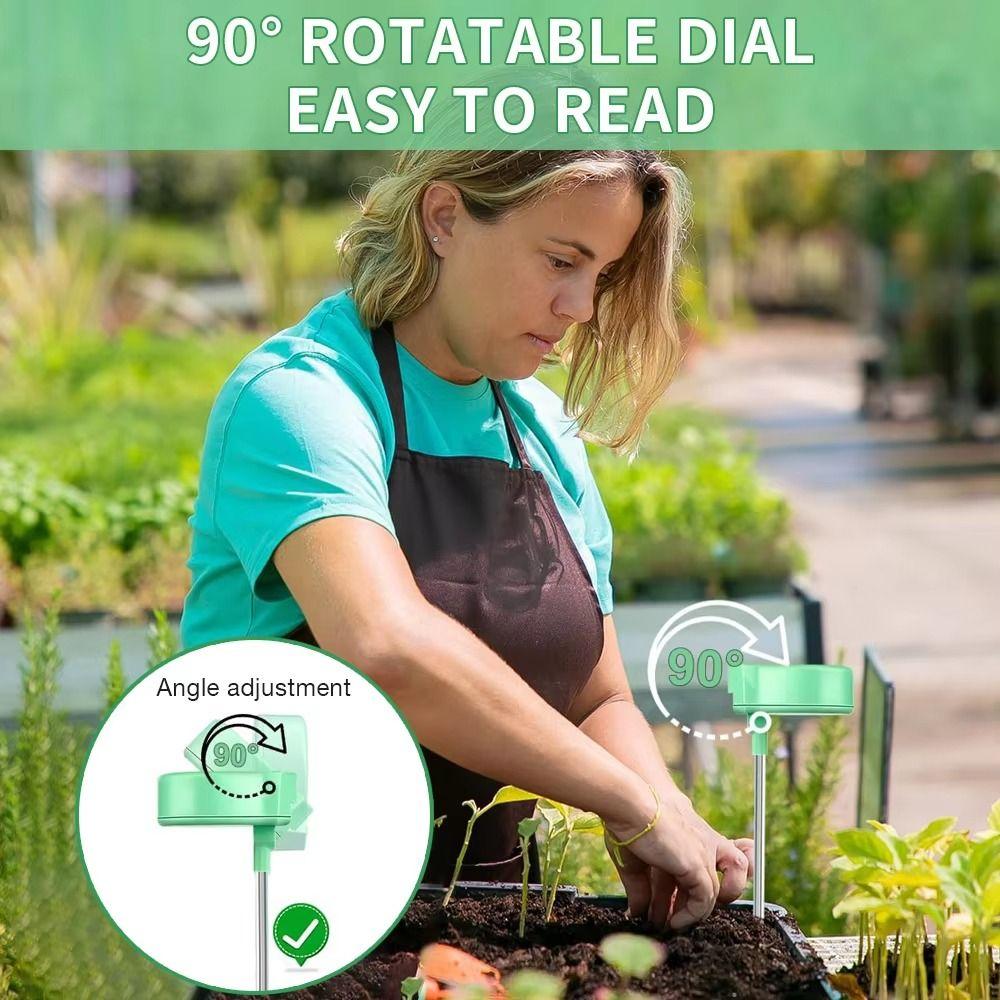 Handheld Design Soil Detector 4 In 1 Multifunctional Soil PH Meter Soil Tester  Garden Use